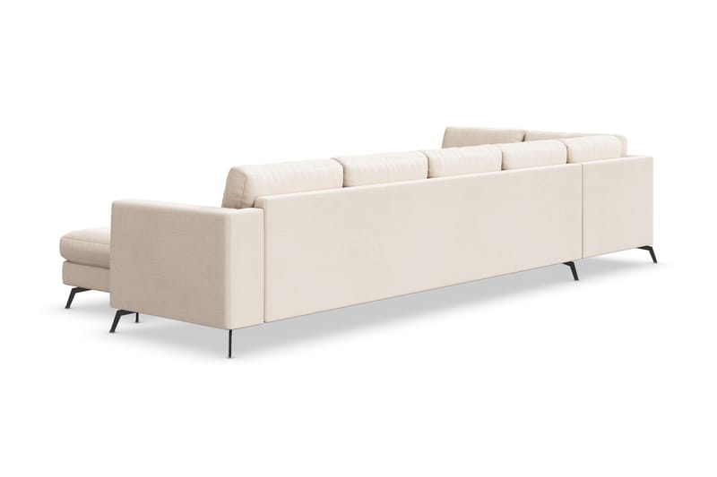 U-sofa Friday Lyx med Sjeselong Venstre - Beige - Møbler - Sofaer - U-sofa