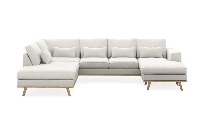 U-Sofa Haga Compact Lin - Beige - Møbler - Sofaer - U-sofa