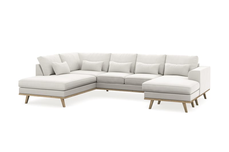 U-Sofa Haga Compact Lin - Beige - Møbler - Sofaer - U-sofa