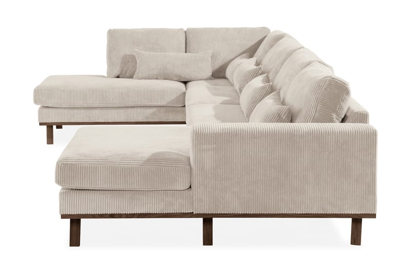 U-Sofa Haga Cordfløyel - Beige - Møbler - Sofaer - U-sofa