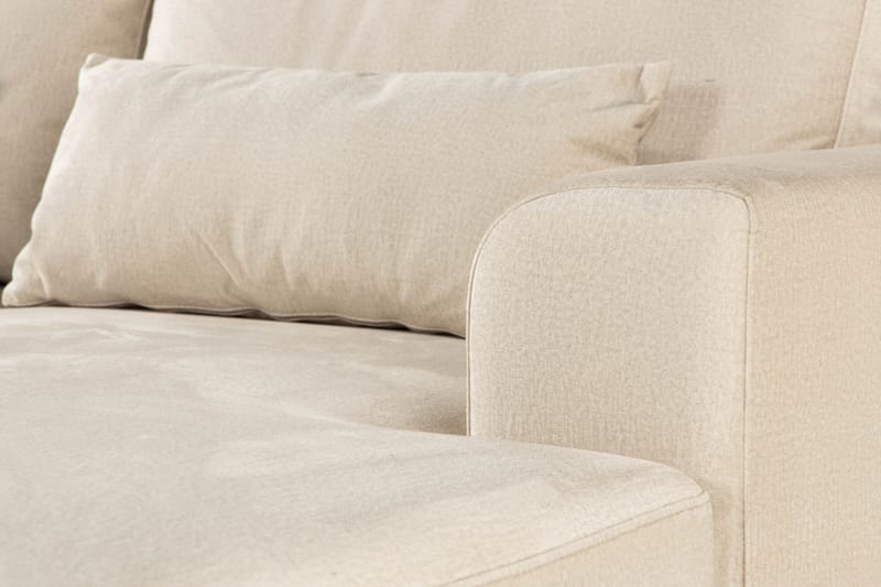 U-Sofa Haga Fløyel - Beige - Møbler - Sofaer - U-sofa