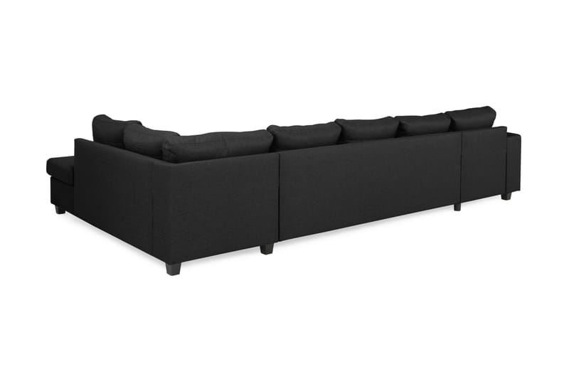 U-sofa Houston Large med Divan Venstre - Mørkgrå - Møbler - Sofaer - U-sofa