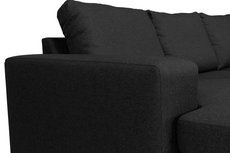 U-sofa Houston Large med Divan Venstre - Mørkgrå - Møbler - Sofaer - U-sofa