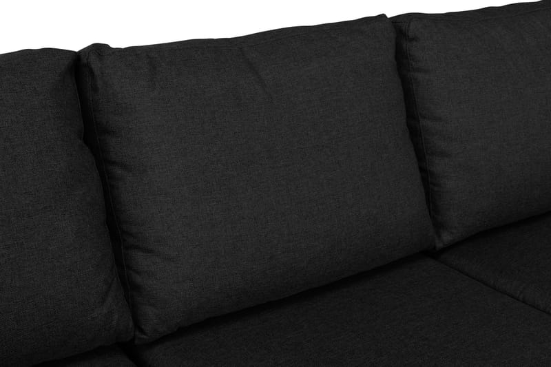 U-sofa Houston Large med Divan Venstre - Mørkgrå - Møbler - Sofaer - U-sofa