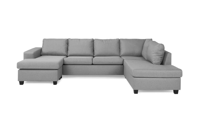 U-sofa Houston med Divan Venstre - Grå - Møbler - Sofaer - U-sofa