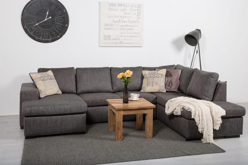 U-sofa Lava med Divan Venstre - Brun - Møbler - Sofaer - U-sofa