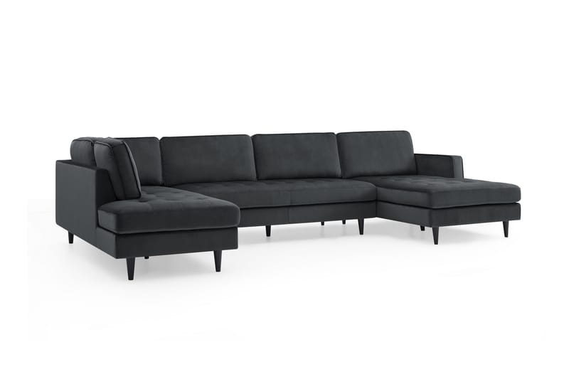 U-Sofa Lijana - Mørkegrå - Møbler - Sofaer - U-sofa