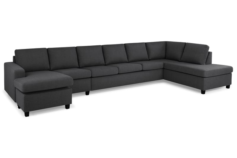 U-Sofa Nevada Gigant Høyre - Mørkgrå - Møbler - Sofaer - U-sofa