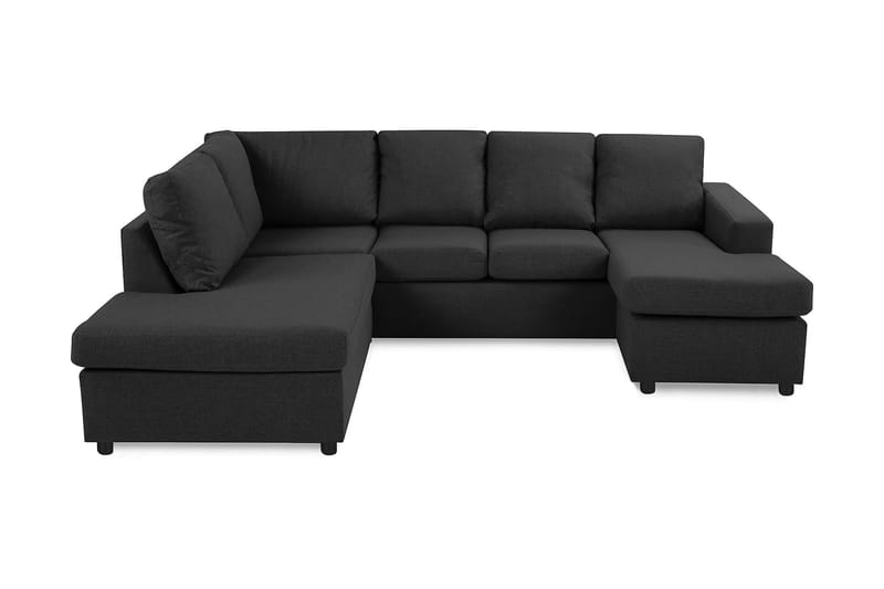 U-sofa Nevada Large Divan Høyre - Antrasitt - Møbler - Sofaer - U-sofa