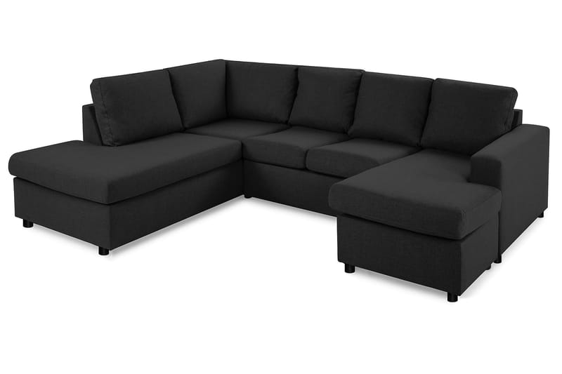 U-sofa Nevada Large Divan Høyre - Antrasitt - Møbler - Sofaer - U-sofa