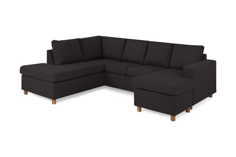 U-sofa Nevada Large Divan Høyre - Antrasitt - Møbler - Sofaer - U-sofa