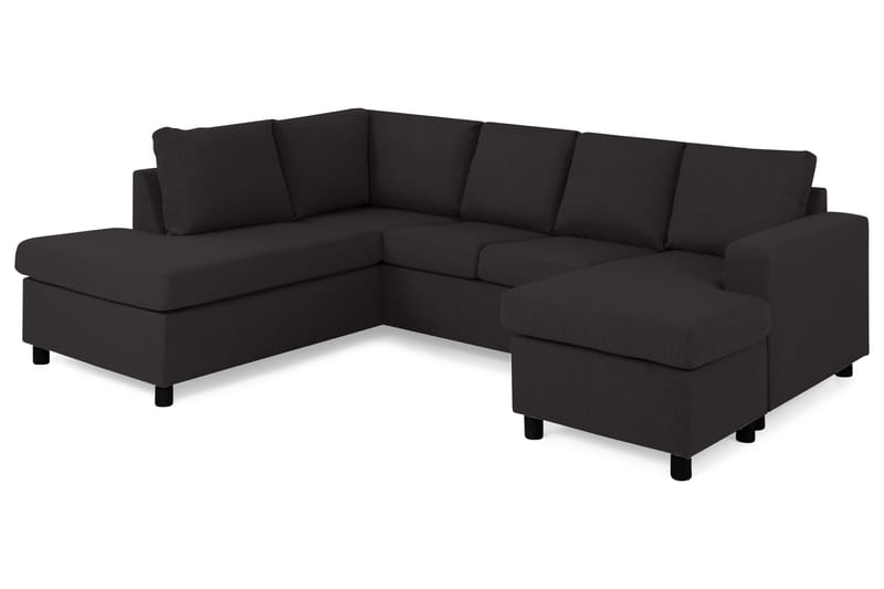 U-sofa Nevada Large Divan Høyre - Antrasitt - Møbler - Sofaer - U-sofa