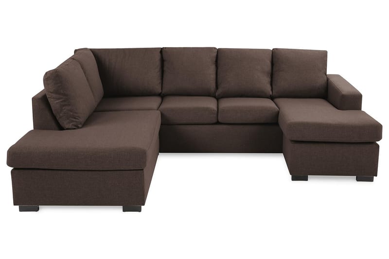 U-sofa Nevada Large Divan Høyre - Brun - Møbler - Sofaer - U-sofa