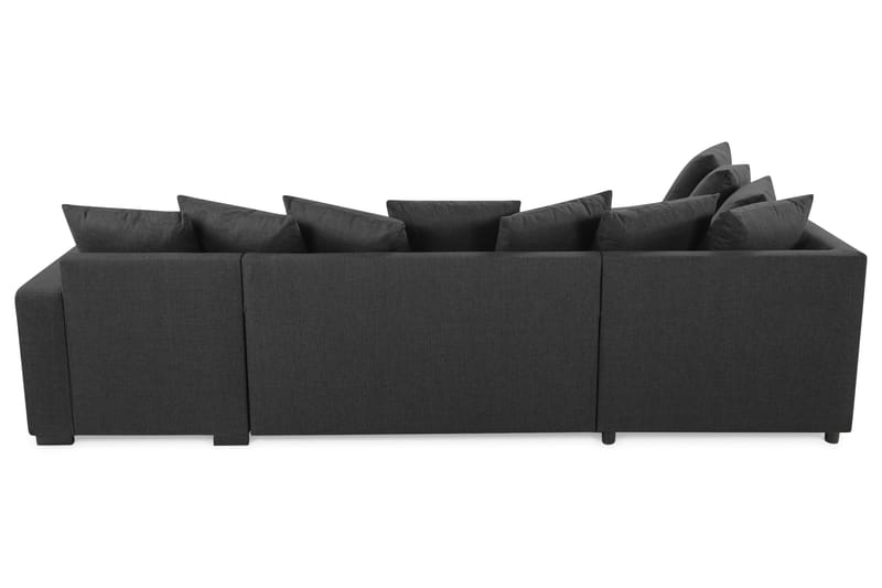 U-sofa Nevada Large Divan Høyre inkl. Konvoluttputer - Svart - Møbler - Sofaer - U-sofa