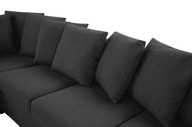 U-sofa Nevada Large Divan Høyre inkl. Konvoluttputer - Svart - Møbler - Sofaer - U-sofa