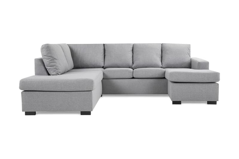 U-sofa Nevada Large Divan Høyre - Lysgrå - Møbler - Sofaer - U-sofa