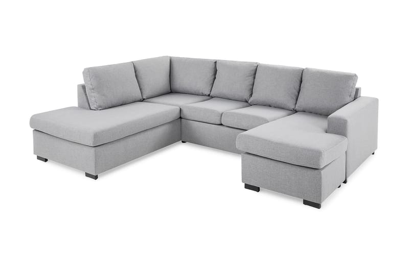 U-sofa Nevada Large Divan Høyre - Lysgrå - Møbler - Sofaer - U-sofa