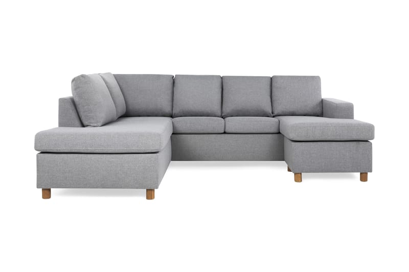 U-sofa Nevada Large Divan Høyre - Lysgrå - Møbler - Sofaer - U-sofa