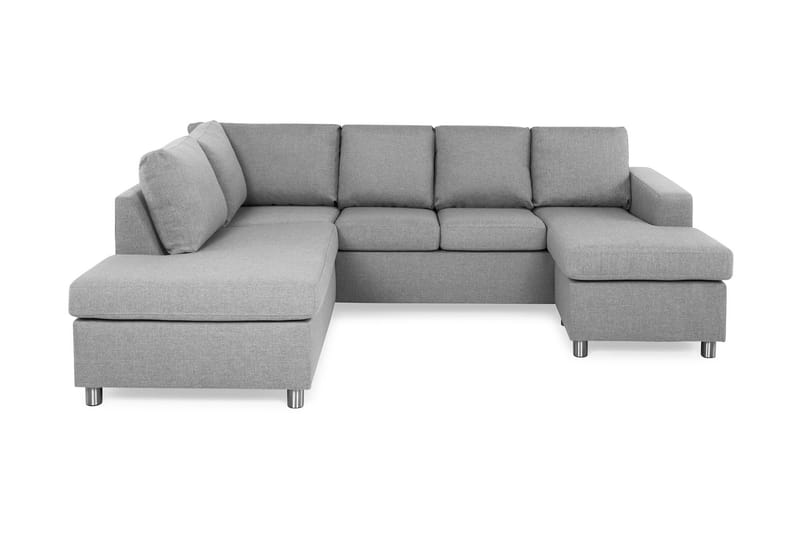 U-sofa Nevada Large Divan Høyre - Lysgrå - Møbler - Sofaer - U-sofa