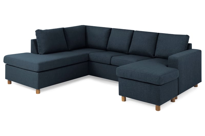 U-sofa Nevada Large Divan Høyre - Mørkblå - Møbler - Sofaer - U-sofa