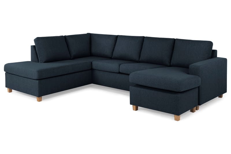 U-sofa Nevada Large Divan Høyre - Mørkblå - Møbler - Sofaer - U-sofa