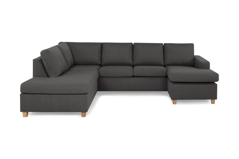 U-sofa Nevada Large Divan Høyre - Mørkgrå - Møbler - Sofaer - U-sofa