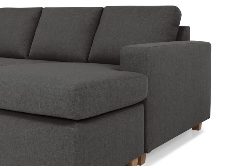 U-sofa Nevada Large Divan Høyre - Mørkgrå - Møbler - Sofaer - U-sofa