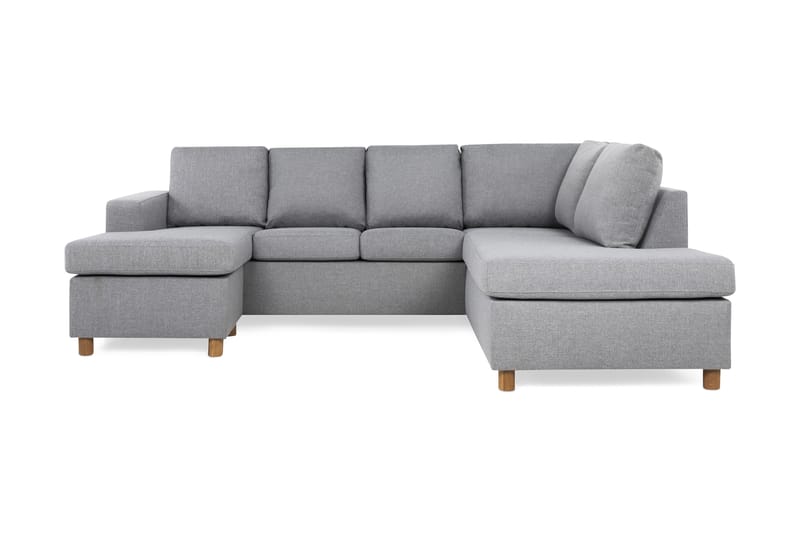 U-sofa Nevada Large Divan Venstre - Lysgrå - Møbler - Sofaer - U-sofa