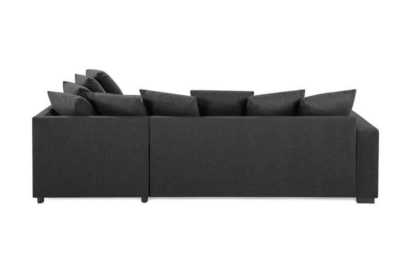 U-sofa Nevada Small Divan Venstre inkl. Konvoluttputer - Mørkgrå - Møbler - Sofaer - U-sofa