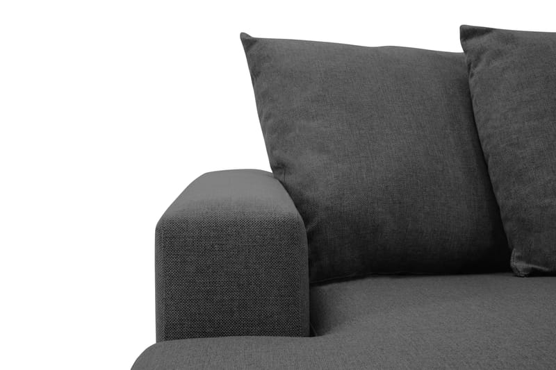 U-sofa Nevada Small Divan Venstre inkl. Konvoluttputer - Mørkgrå - Møbler - Sofaer - U-sofa