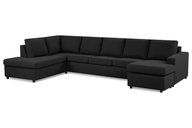 U-sofa Nevada XL Divan Høyre - Antrasitt - Møbler - Sofaer - U-sofa