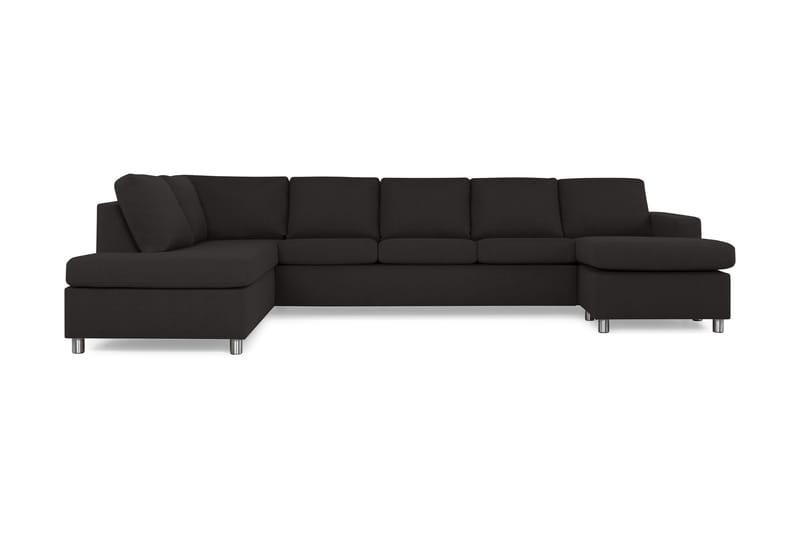 U-sofa Nevada XL Divan Høyre - Antrasitt - Møbler - Sofaer - U-sofa