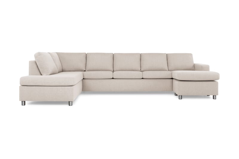 U-sofa Nevada XL Divan Høyre - Beige - Møbler - Sofaer - U-sofa