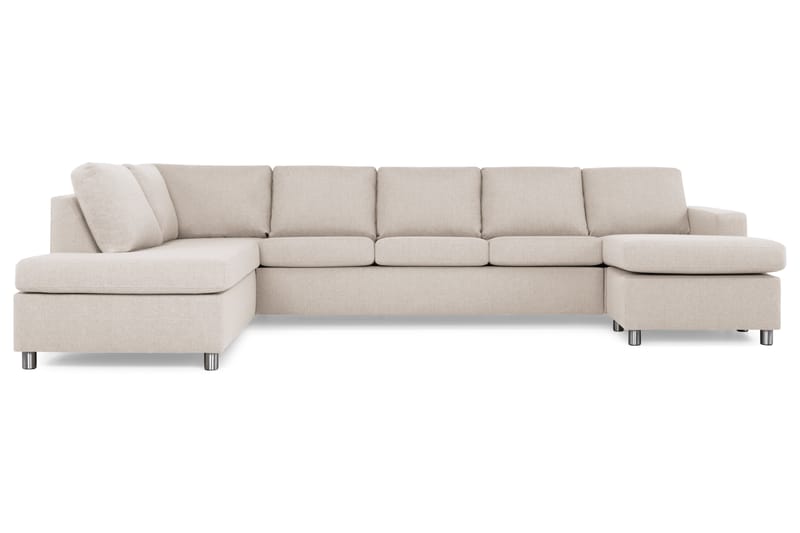 U-sofa Nevada XL Divan Høyre - Beige - Møbler - Sofaer - U-sofa