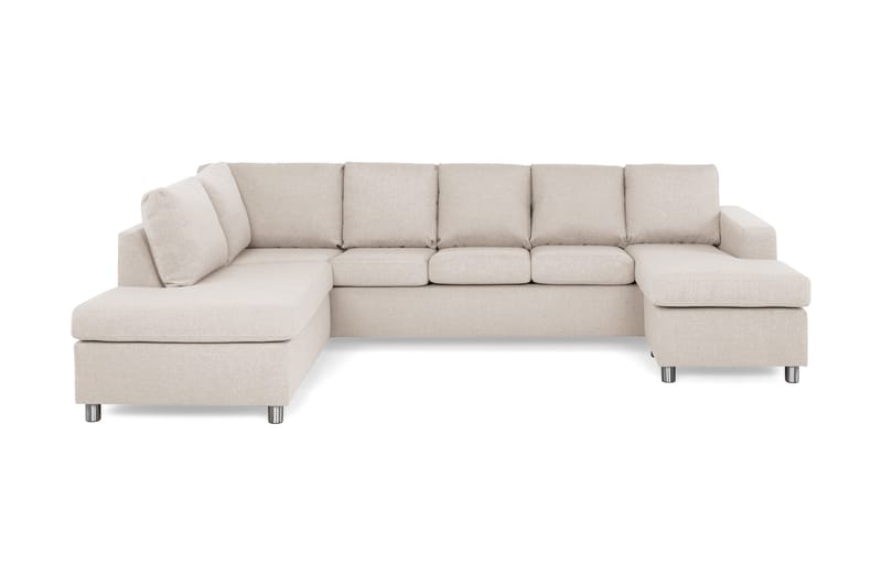 U-sofa Nevada XL Divan Høyre - Beige - Møbler - Sofaer - U-sofa