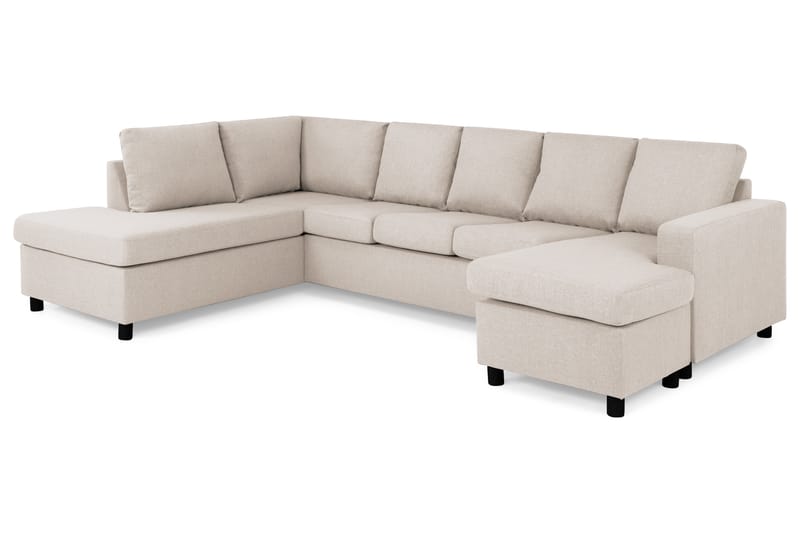 U-sofa Nevada XL Divan Høyre - Beige - Møbler - Sofaer - U-sofa