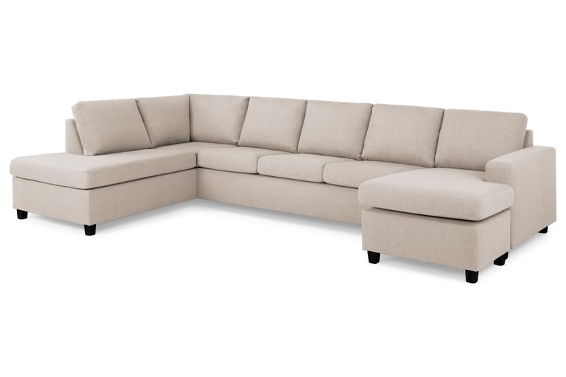 U-sofa Nevada XL Divan Høyre - Beige - Møbler - Sofaer - U-sofa