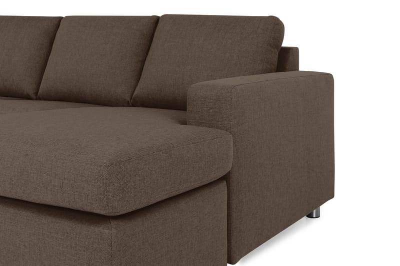 U-sofa Nevada XL Divan Høyre - Brun - Møbler - Sofaer - U-sofa