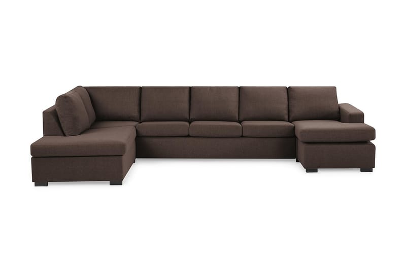 U-sofa Nevada XL Divan Høyre - Brun - Møbler - Sofaer - U-sofa