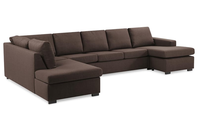 U-sofa Nevada XL Divan Høyre - Brun - Møbler - Sofaer - U-sofa