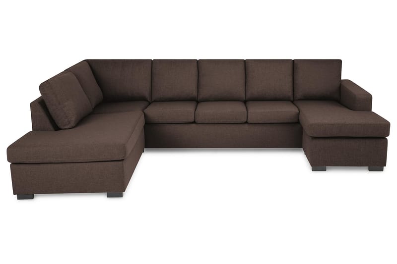 U-sofa Nevada XL Divan Høyre - Brun - Møbler - Sofaer - U-sofa