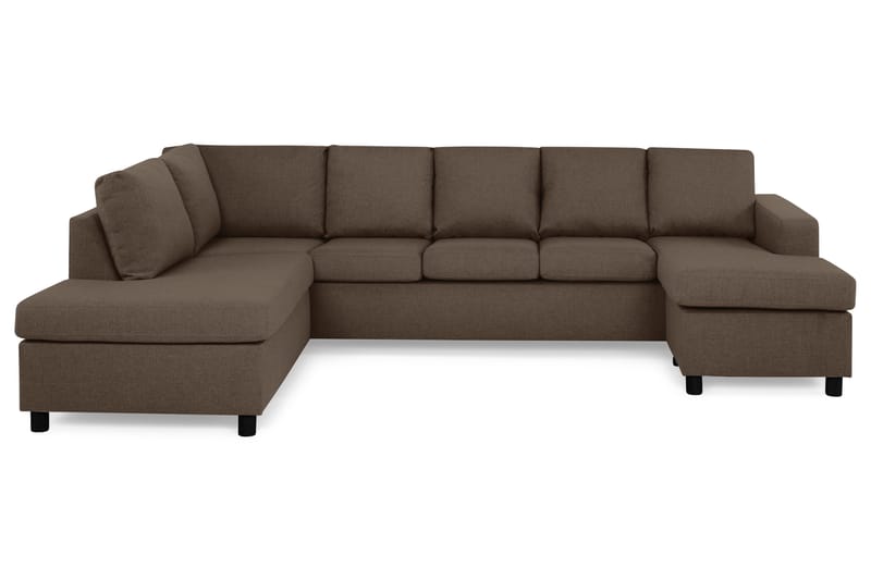 U-sofa Nevada XL Divan Høyre - Brun - Møbler - Sofaer - U-sofa