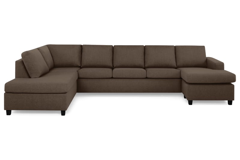 U-sofa Nevada XL Divan Høyre - Brun - Møbler - Sofaer - U-sofa