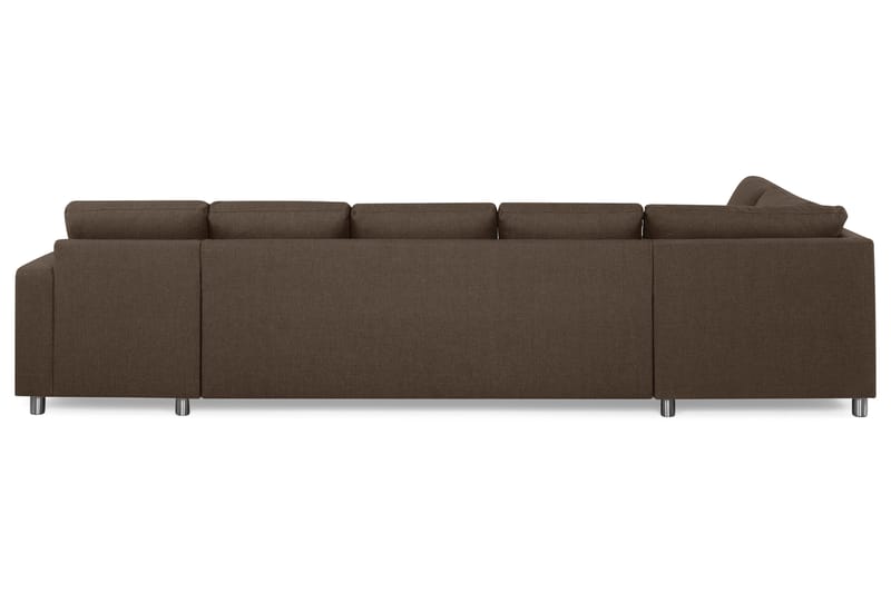 U-sofa Nevada XL Divan Høyre - Brun - Møbler - Sofaer - U-sofa