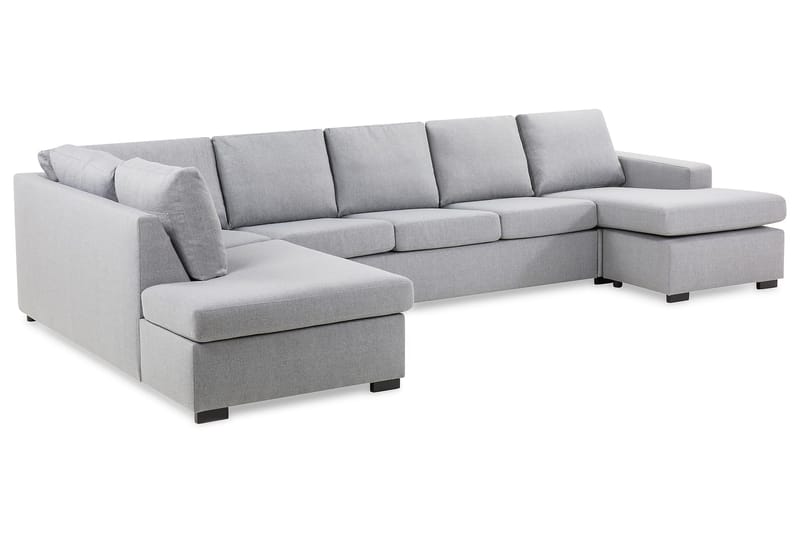 U-sofa Nevada XL Divan Høyre - Lysgrå - Møbler - Sofaer - U-sofa