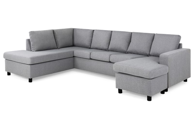 U-sofa Nevada XL Divan Høyre - Lysgrå - Møbler - Sofaer - U-sofa