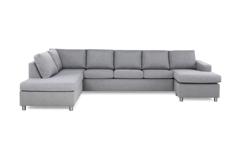 U-sofa Nevada XL Divan Høyre - Lysgrå - Møbler - Sofaer - U-sofa