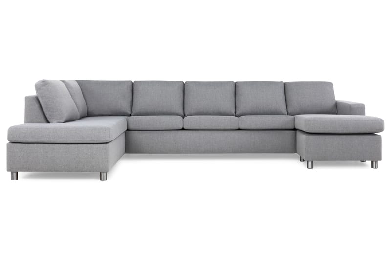 U-sofa Nevada XL Divan Høyre - Lysgrå - Møbler - Sofaer - U-sofa