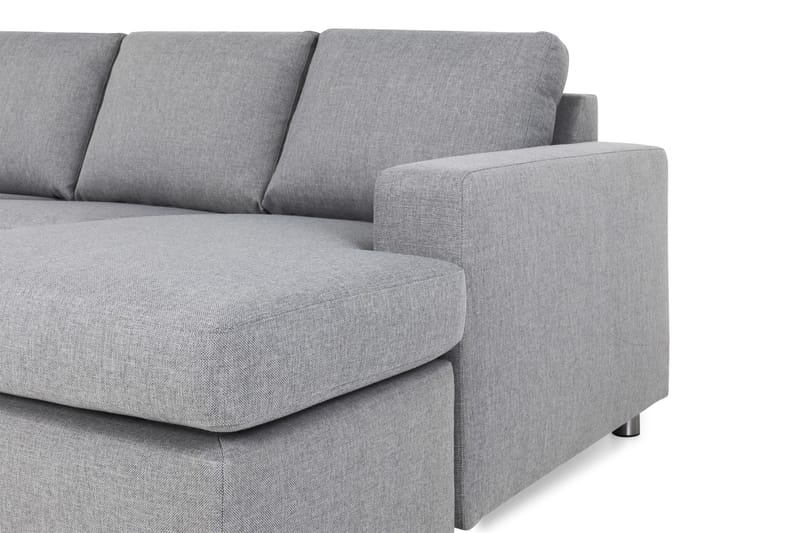 U-sofa Nevada XL Divan Høyre - Lysgrå - Møbler - Sofaer - U-sofa