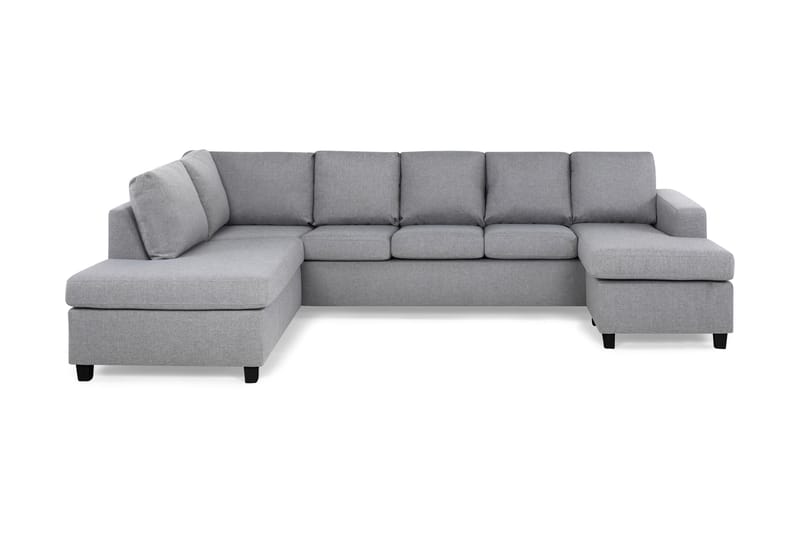 U-sofa Nevada XL Divan Høyre - Lysgrå - Møbler - Sofaer - U-sofa